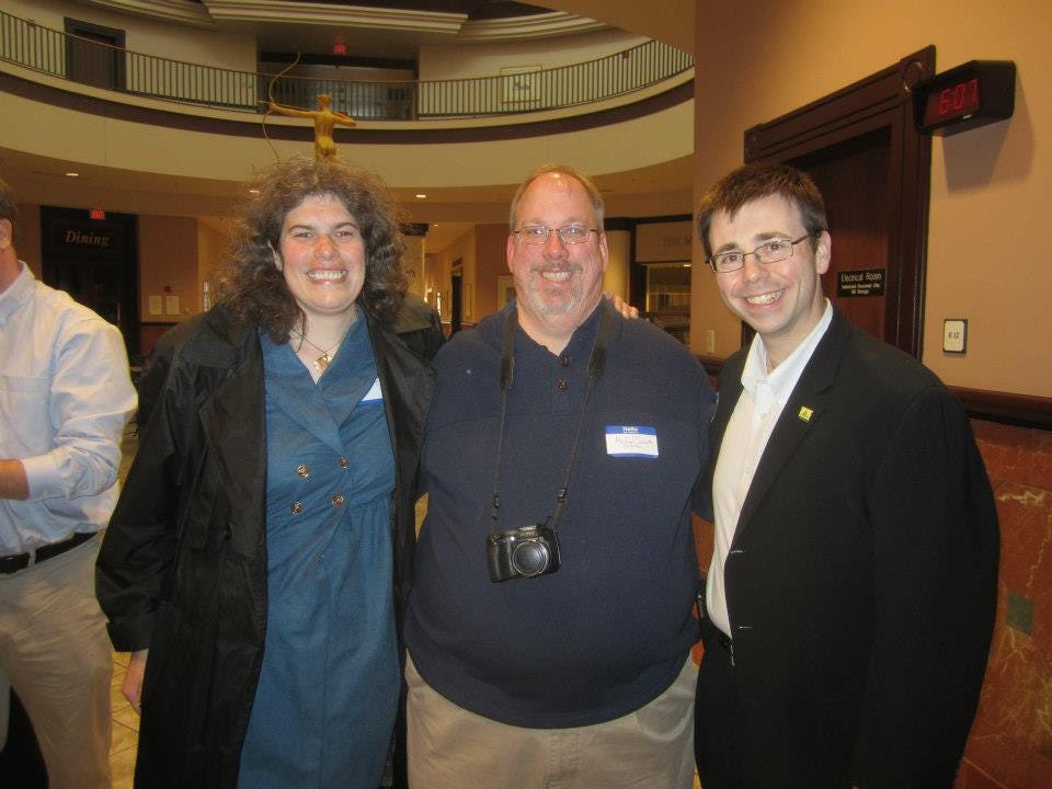 Heather Olsen and Brian Griffiths and I