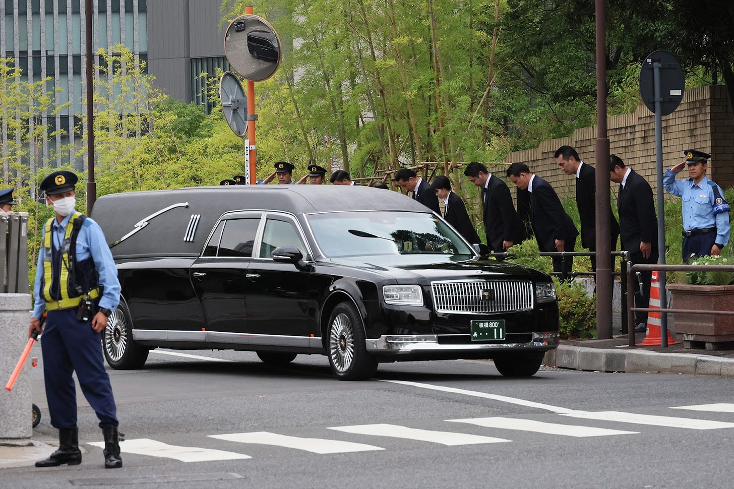 hearse, Japan, Shinzo Abe