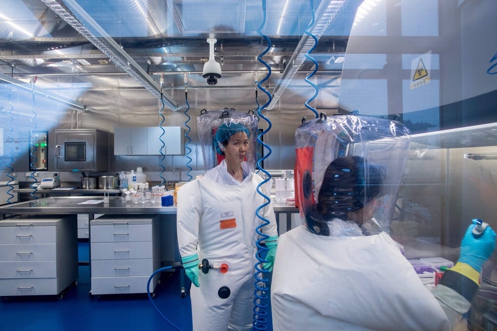 Chinese researcher Dr. Shi Zhengli in the Wuhan lab, which many researchers now believe was the origin of the coronavirus that swept the world in 2020.