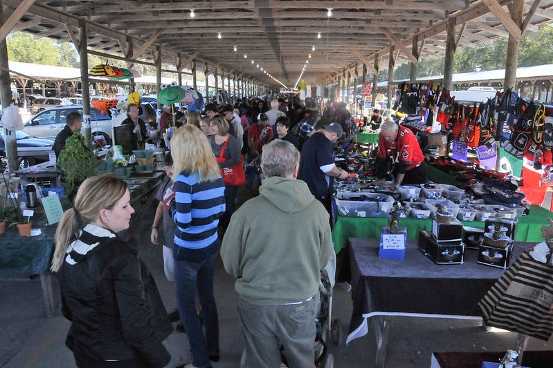 Webster Flea Market Shoppers