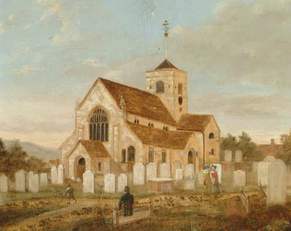 St Martin&#39;s Medieval Church, Dorking, Surrey | Art UK