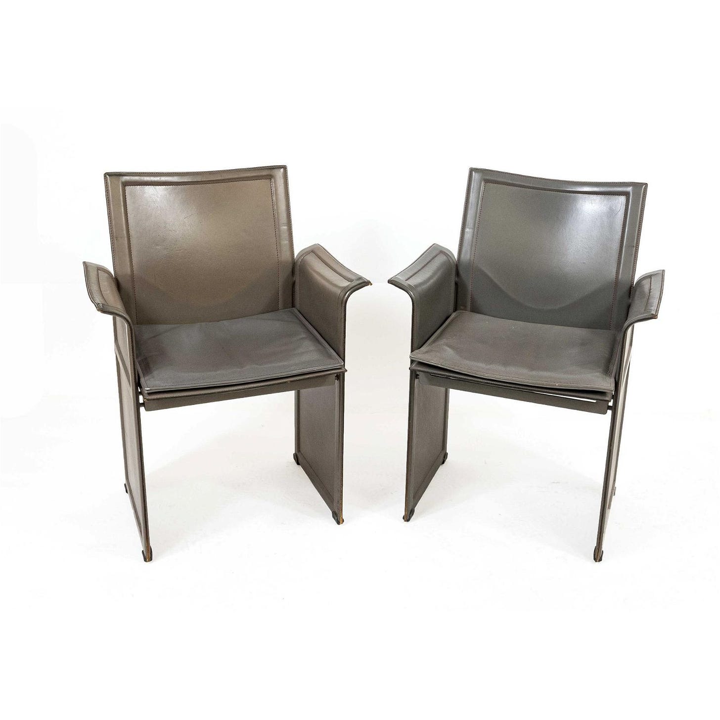 Pair of designer chairs, Matteo Gras