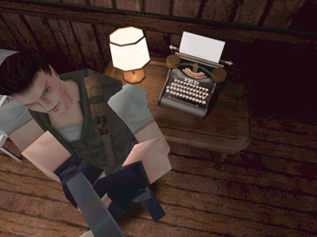 Resident Evil Windows Purpose of a typewriter is to save game