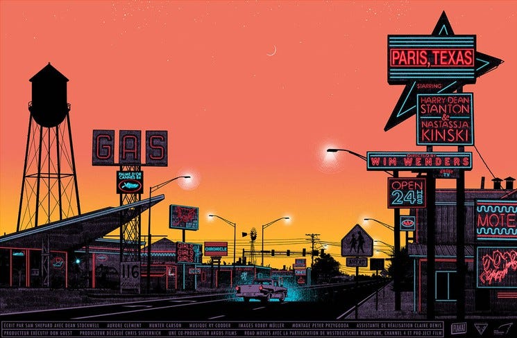 Dan McCarthy, Paris, Texas / Sunrise, Print on fine art paper