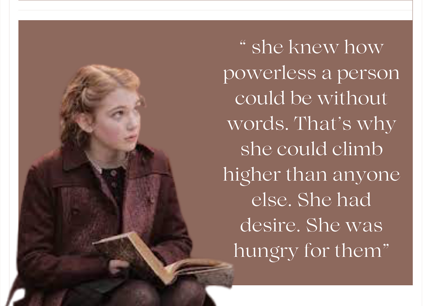 Liesel Meminger from The Book Thief quotes