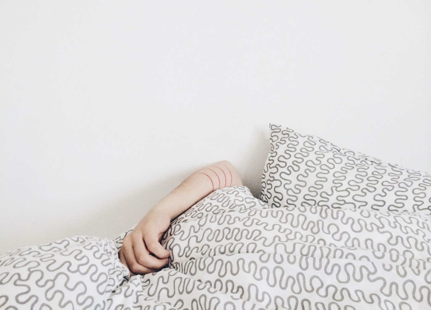 Asleep in bed Asleep in bed