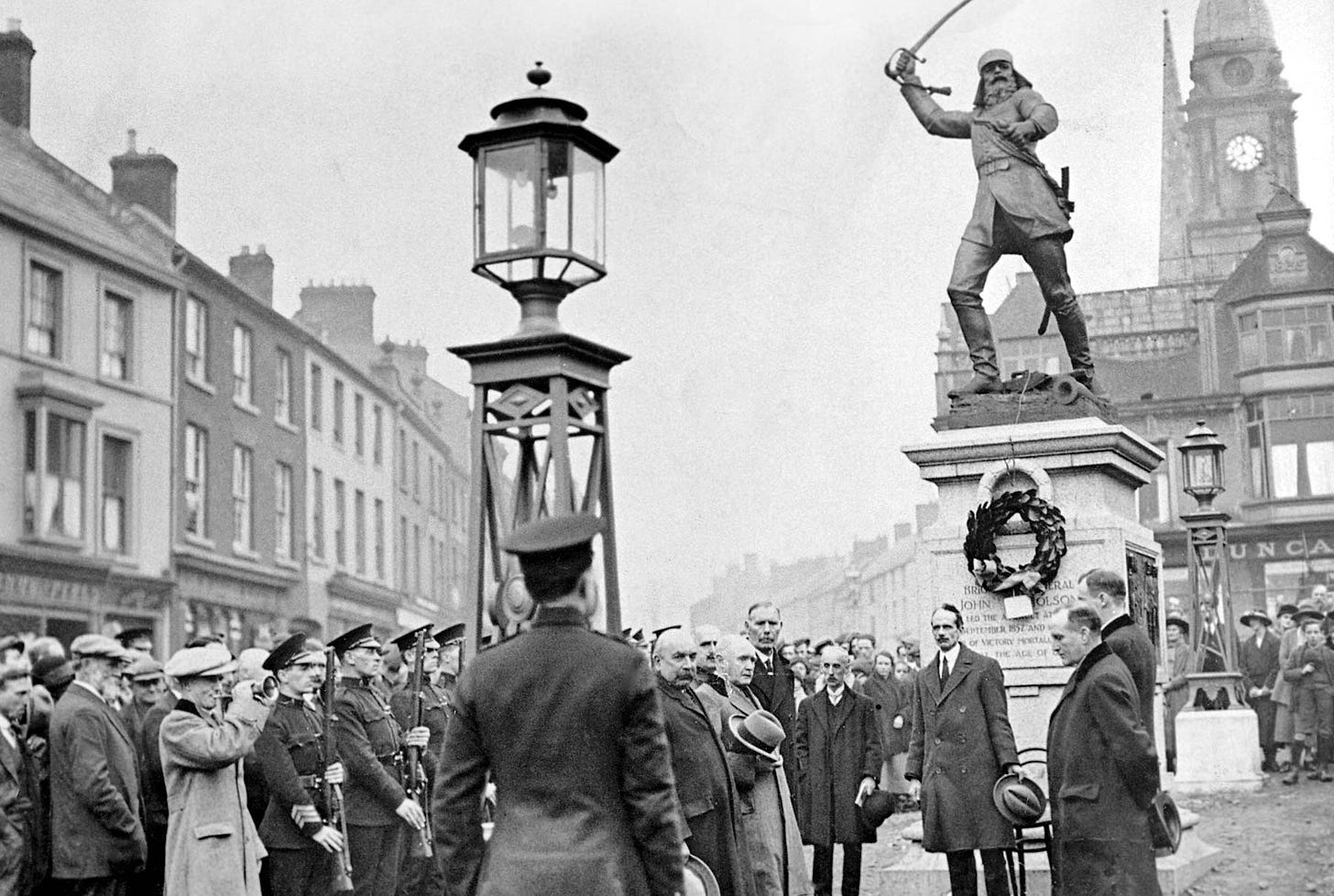 19 January 1922: Dedication of the John Nicholson Statue, Lisburn | Century  Ireland