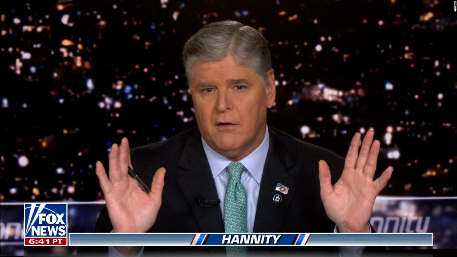Sean Hannity makes an unexpected statement live on Fox News - CNN Video