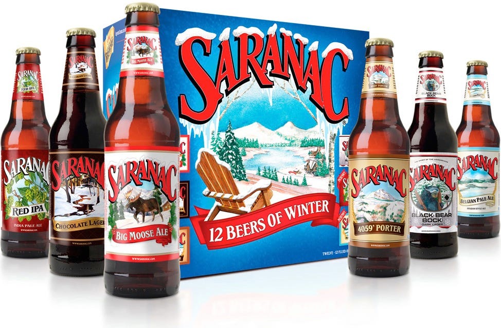 Find The Golden Ticket in This Years Saranac 12 Beers of Winter Variety  Pack • thefullpint.com