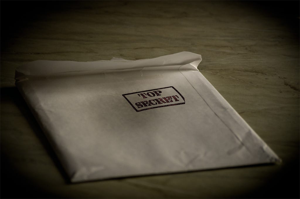 'Top secret' folder
