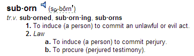 Definition of suborn