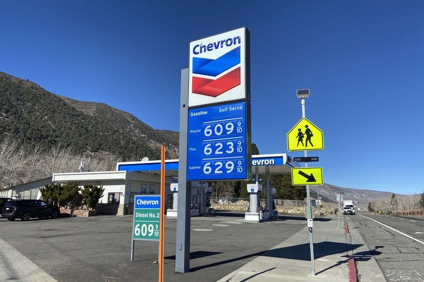Think Gas Prices Are Too High? In This California County, a Gallon Costs $6  - WSJ