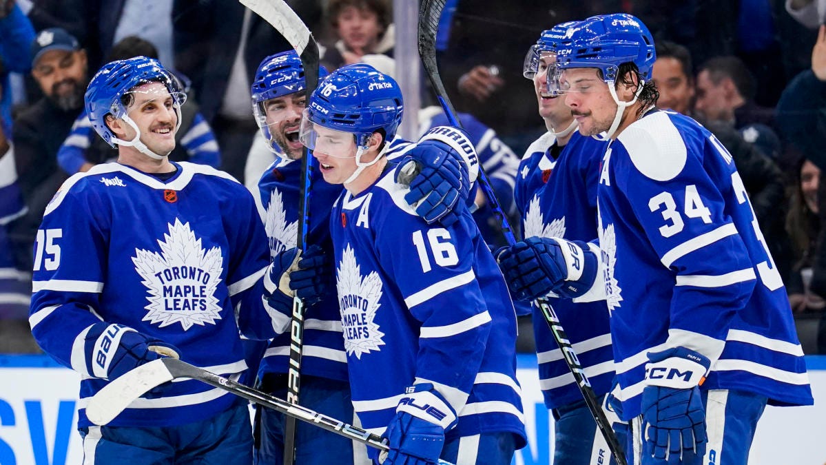NHL: Marner ties Leafs franchise point-streak record with late tally