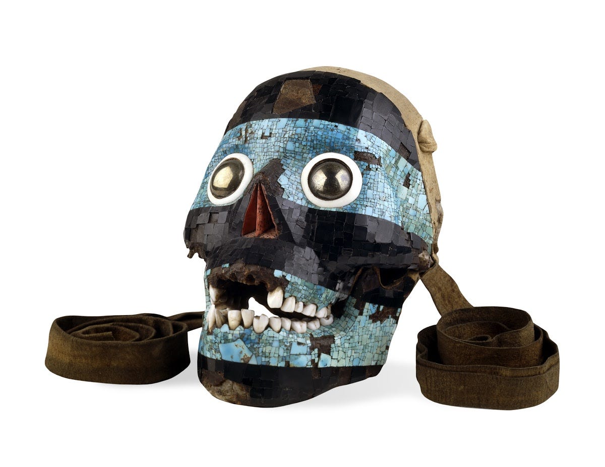 Mosaic mask of Tezcatlipoca — Google Arts &amp; Culture