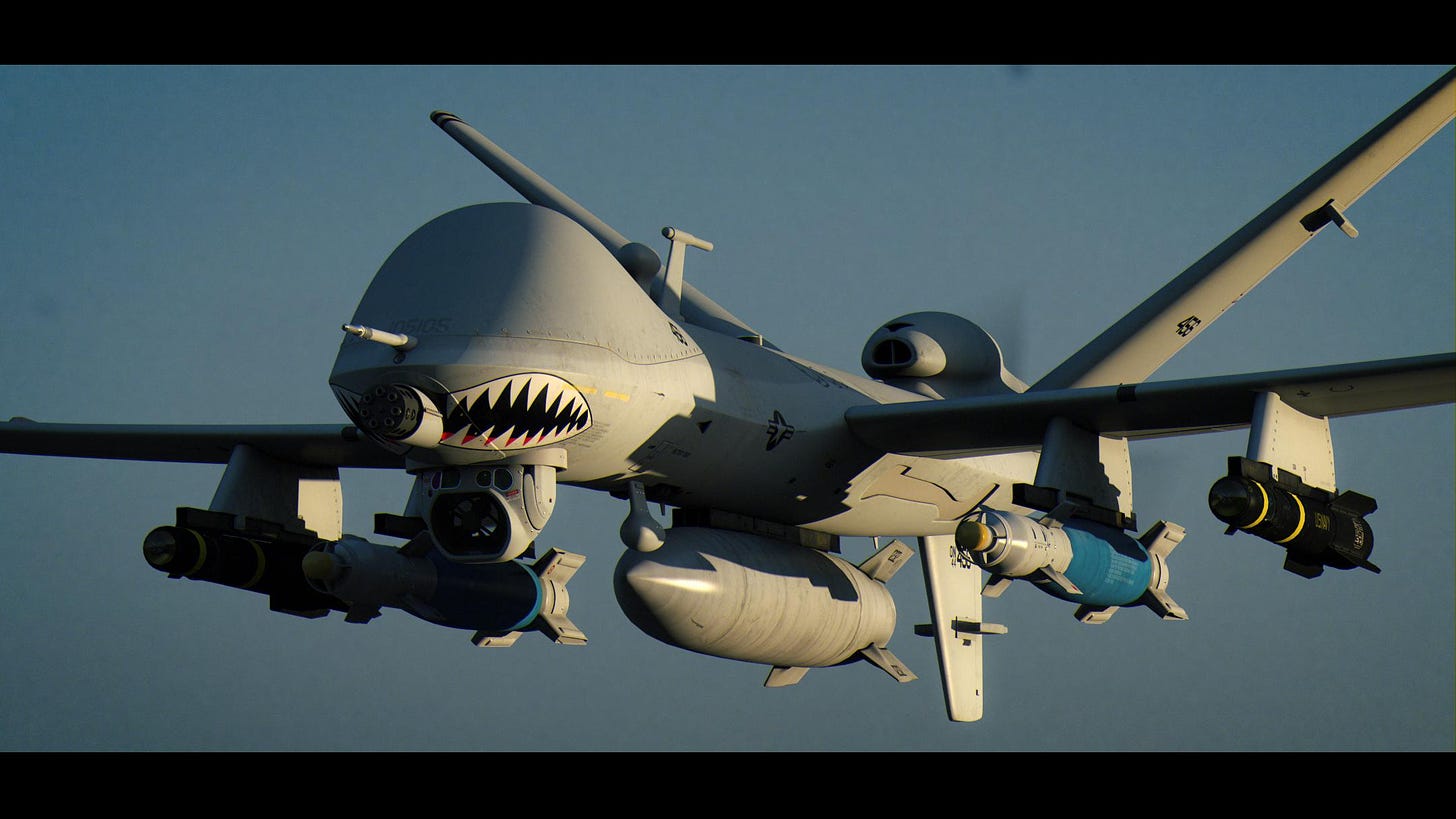 CGTalk | Fantasy reaper drone with GAU-8 Avenger
