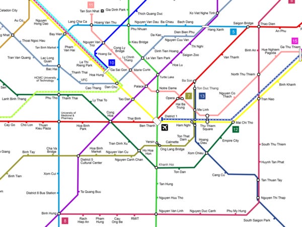 If Saigon had a subway like Shanghai.