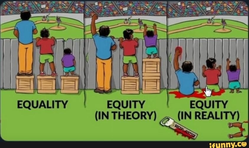 EQUALITY EQUITY I EQUITY (IN REALITY) (IN THEORY) - )