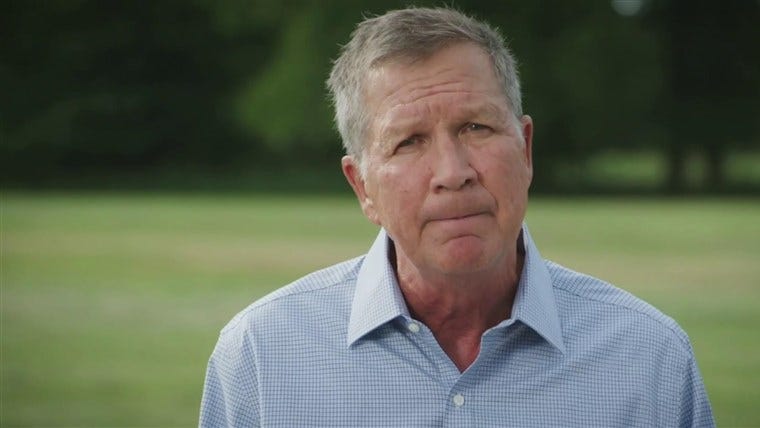 Kasich, a Republican, addresses DNC: 'These are not normal times'