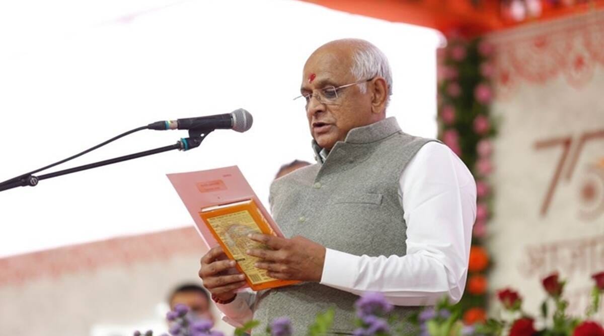 Bhupendra Patel sworn in as 17th Chief Minister of Gujarat | India News,The  Indian Express