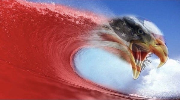 Red Wave Coming - Lyrics and Poems by M. Vaughn Duck - Medium