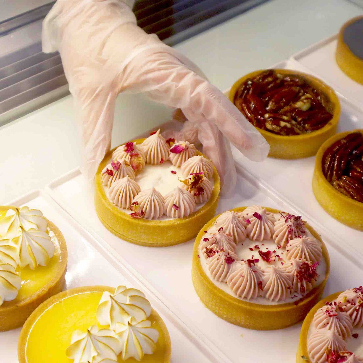 Lychee tart