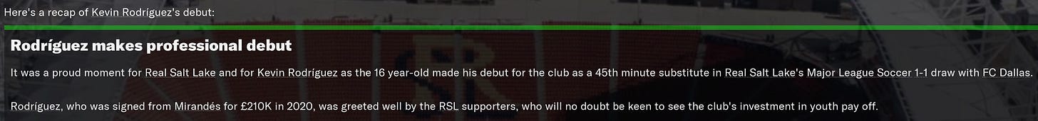 Football Manager 2021 Kevin Rodriguez