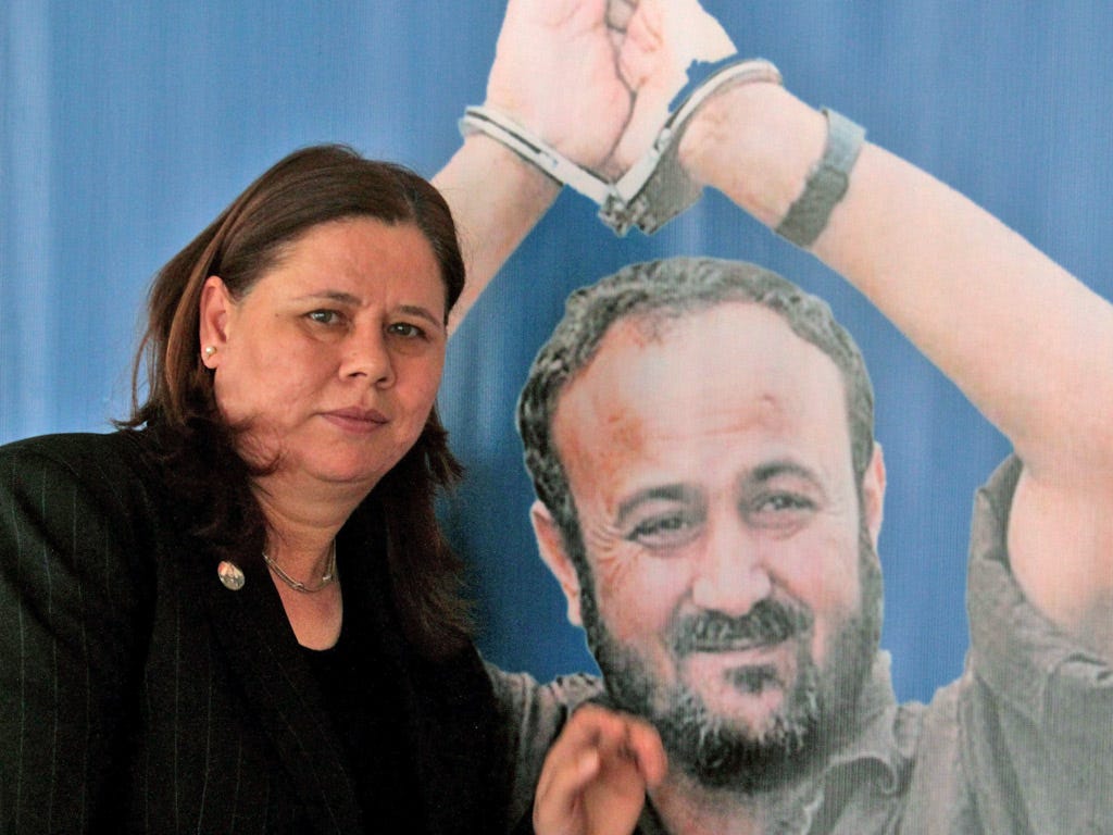 Fadwa Barghouti: 'For peace to come, Israel must release my husband' | The  Independent | The Independent