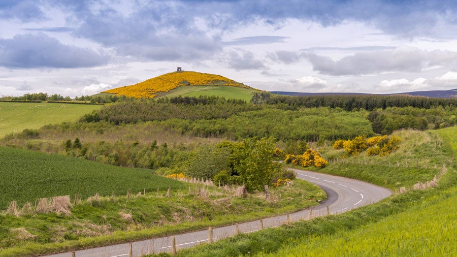 Dunnideer Hill in Scotland. Source: Scott K Marshall / Adobe Stock