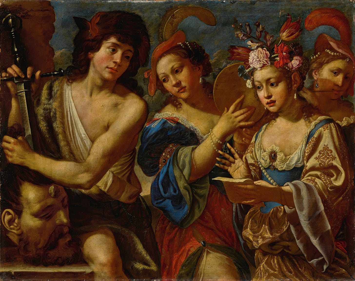 The Triumph Of David by Giovanni Francesco Guerrieri (Italian, 1589 - ca. 1657)