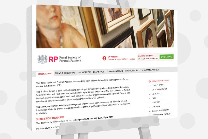 Royal Society of Portrait Painters Award