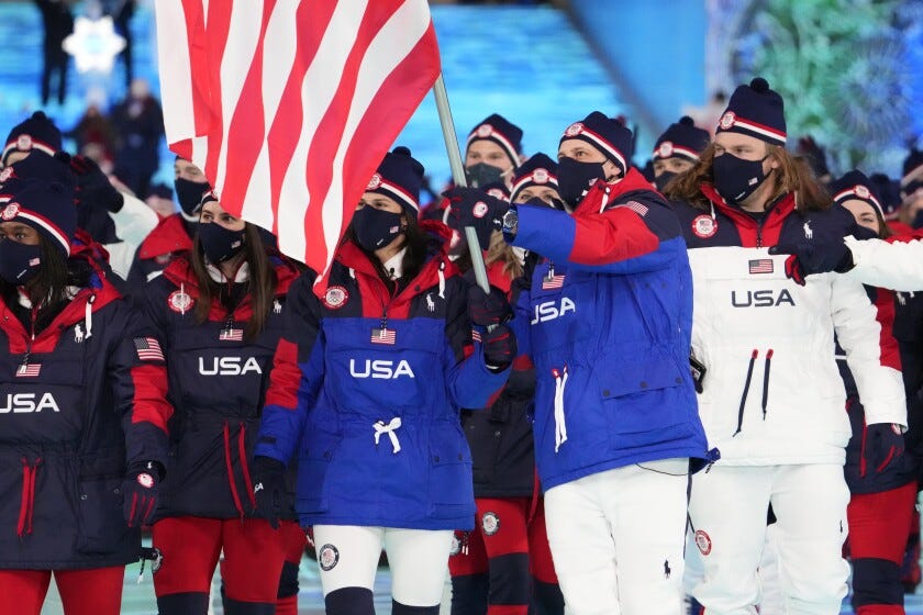 Superior&#39;s Shuster waves American flag as Winter Games begin - Duluth News  Tribune | News, weather, and sports from Duluth, Minnesota