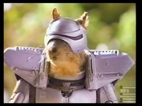 General Mills Clusters Cereal Squirrel Cyborg Commercial 1994 - YouTube