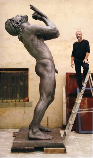 Peter Schipperheyn, Thus Spoke Zarathustra, bronze, 13 feet