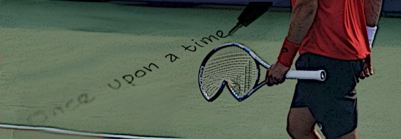 broken tennis racket
