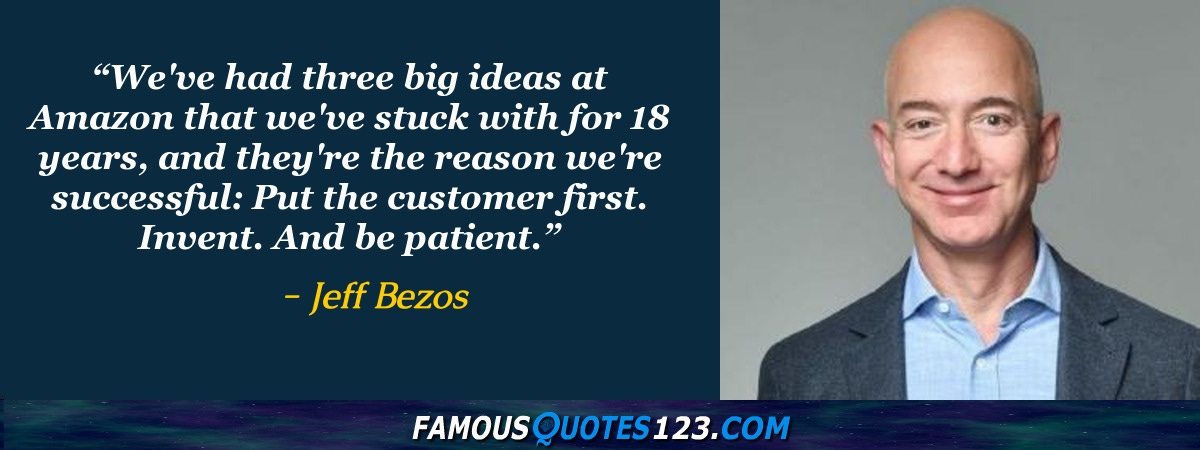 Jeff Bezos Quotes on People, World, Business and Time