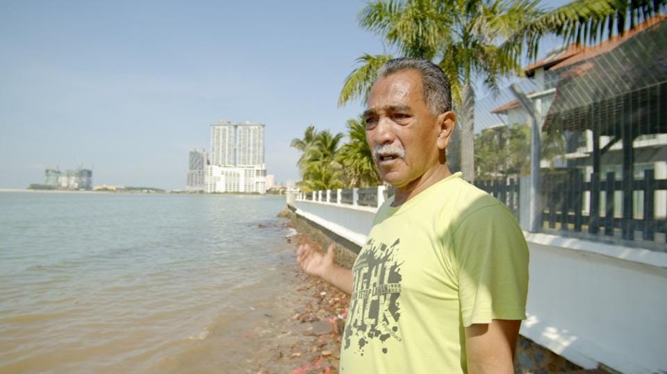 Martin Thesaria, a community leader in Portuguese Settlement who opposes the Melaka Gateway project. 