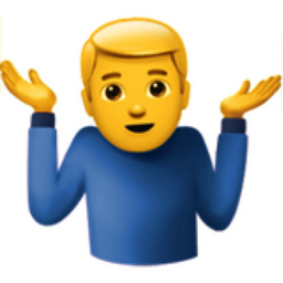 Man Shrugging Emoji (U+1F937, U+200D, U+2642, U+FE0F)