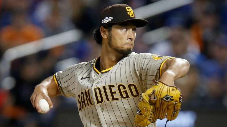 Mets' offense baffled by Padres' Yu Darvish in Game 1 loss
