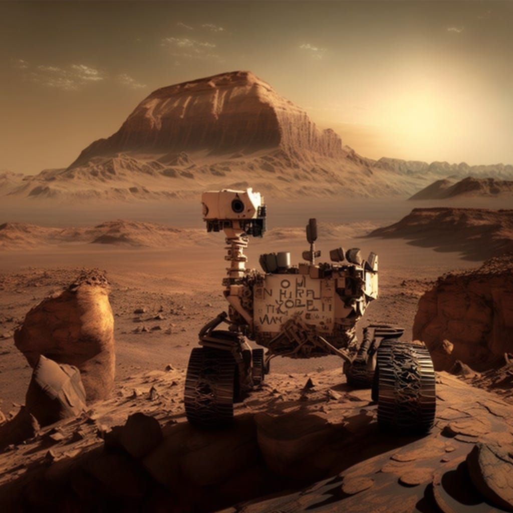 Curiosity rover sends a help message to Earth from a mountaintop on Mars