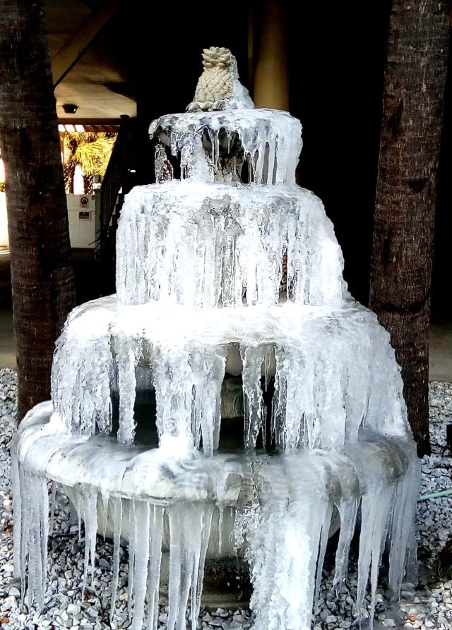 icy fountain GCB
