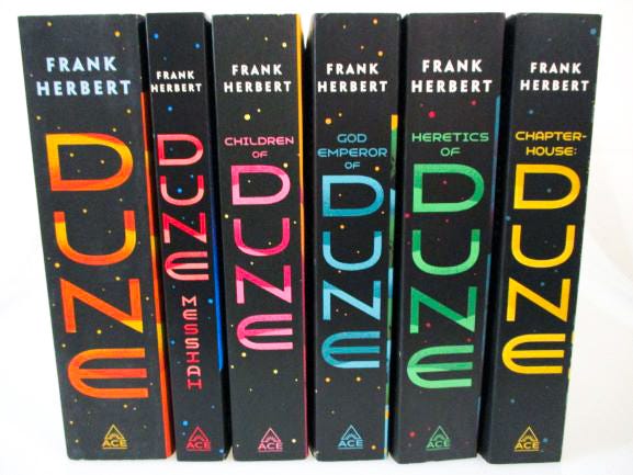 Dune Chronicles by Frank Herbert (books 1-6) – Sand Image Books