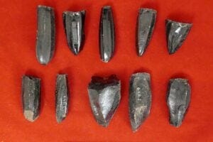 Obsidian collections from the site of Q'umarkaj and the surrounding region.