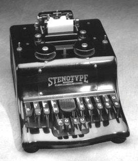 Ireland Stenotype Shorthand Machine(Ward Stone Ireland) | Court ...