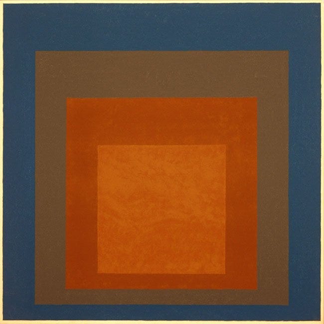 <strong>Josef Albers</strong>, <em>Study to Homage to the Square: "Atuned" (JAF: 0817)</em>, 1961