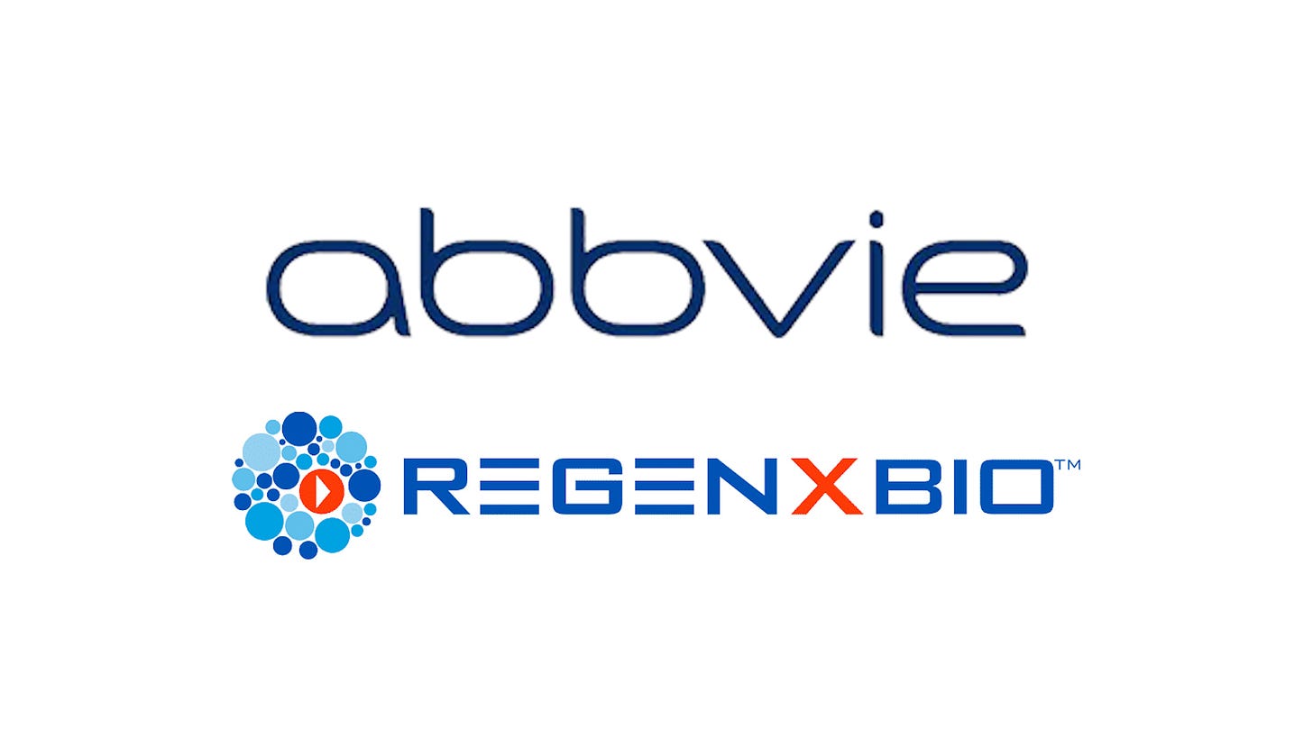 AbbVie Makes Large Investment in Regenxbio's Gene Therapy for Retinal  Diseases
