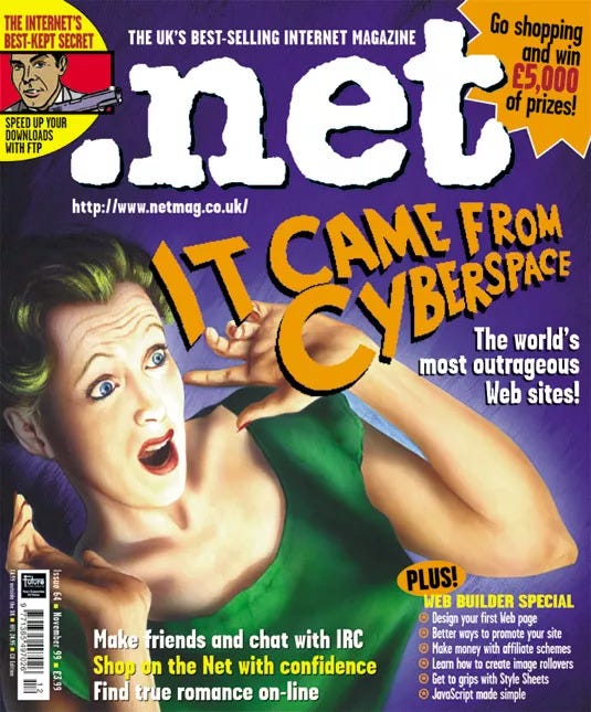 A .net magazine from the 90s.