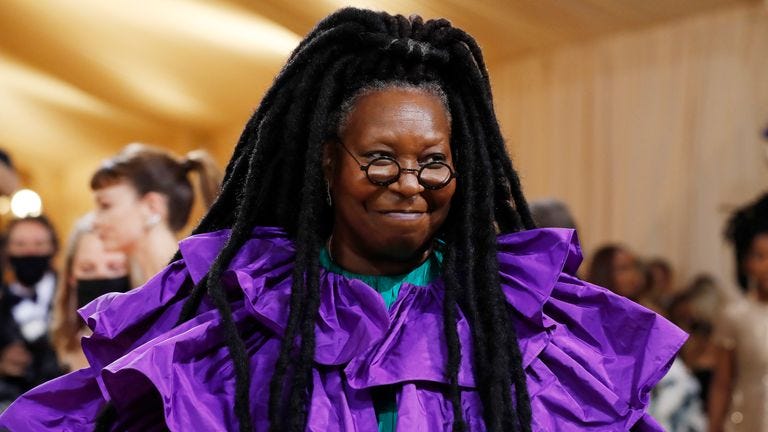 Whoopi Goldberg suspended from co-host role on talkshow The View over  Holocaust comments | Ents & Arts News | Sky News