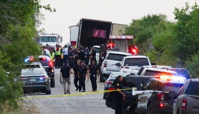 Dozens of migrants found dead in truck in San Antonio