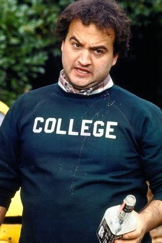 John Belushi National Lampoon's Animal House College Sweatshirt 24x36  Poster at Amazon's Entertainment Collectibles Store