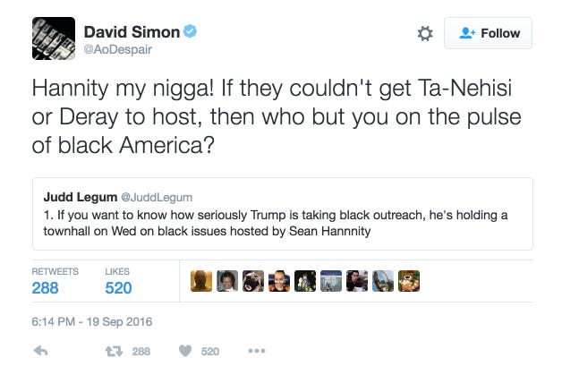 The Wire's David Simon Blasted For N-Word Tweet | HipHopDX